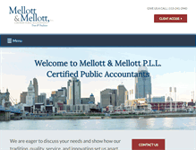 Tablet Screenshot of mellottcpa.com